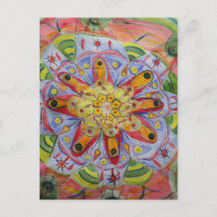 Mandala Art Postcard Postkarte