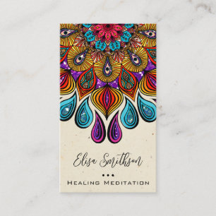 Mandala Art Yoga Reiki Medizin Visitenkarte