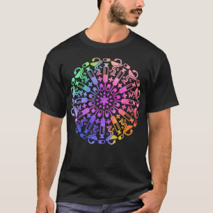 Mandala-Arzt Registrierte Krankenschwester Rn Lpn T-Shirt