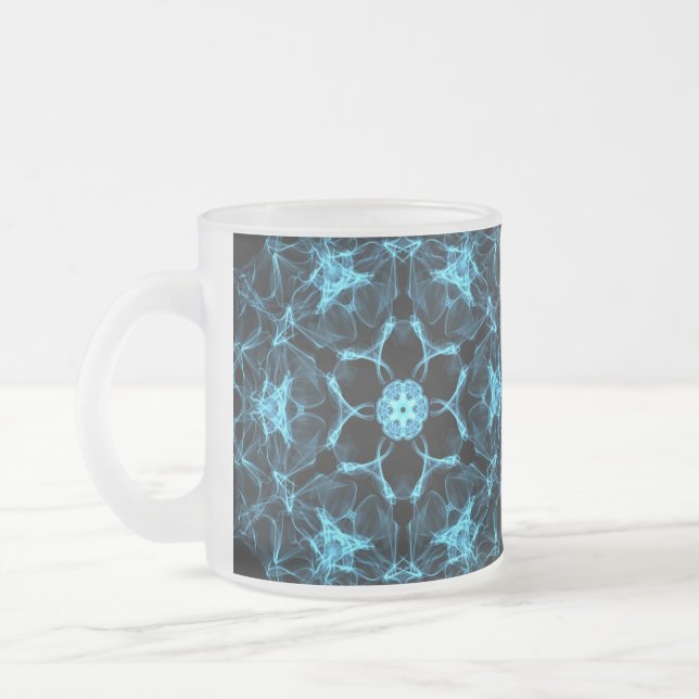 Mandala Azul Mattglastasse (Links)
