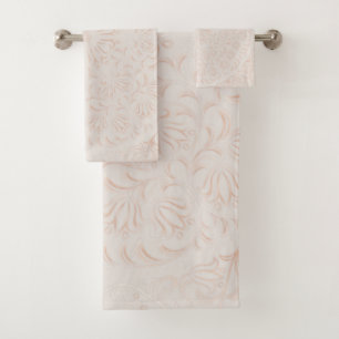 Mandala Baroque Blume Design Badhandtuch Set