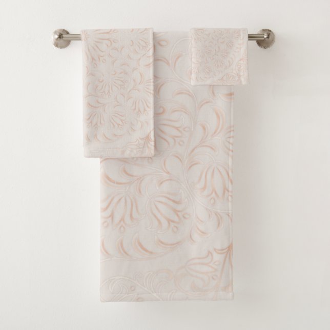 Mandala Baroque Blume Design Badhandtuch Set (Insitu)