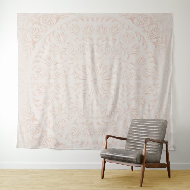 Mandala Baroque Blume Muster Design Wandteppich (Beispiel (Horizontal))