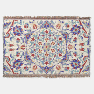 Mandala Beauty: Farbenfrohe Kulturmosaik Decke