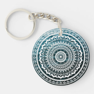 Mandala blanc Laissez la mer vous libérer