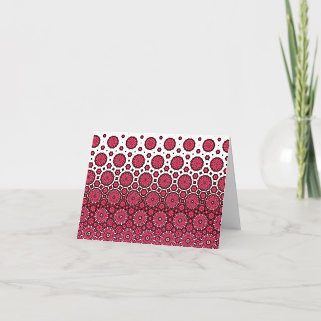 Mandala Blank Note Card Dankeskarte (Vorderseite)