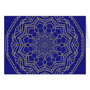 Mandala bleu