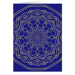 Mandala bleu