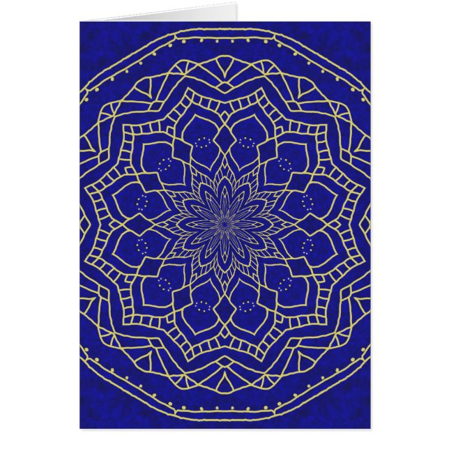 Mandala bleu (Devant)