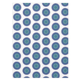 Mandala Blue Black Green Birthday Party Tischdecke
