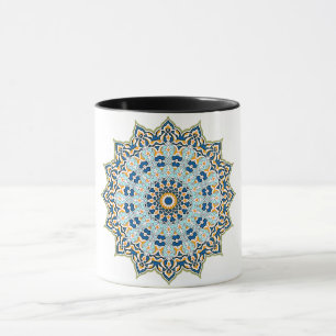 Mandala Blue et orange Mug