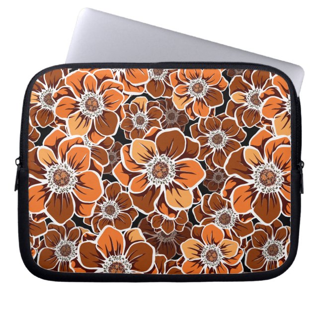 Mandala Blume 2 Laptopschutzhülle (Vorderseite)