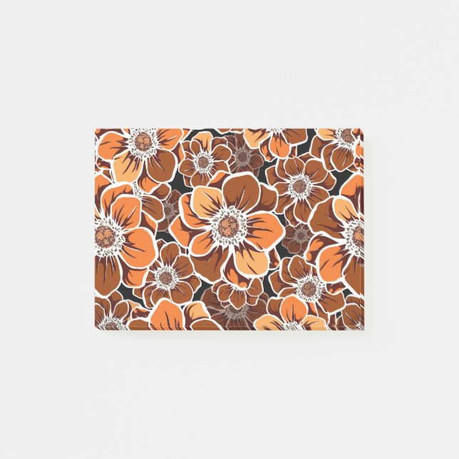 Mandala Blume 2 Post-it Klebezettel (Vorderseite)