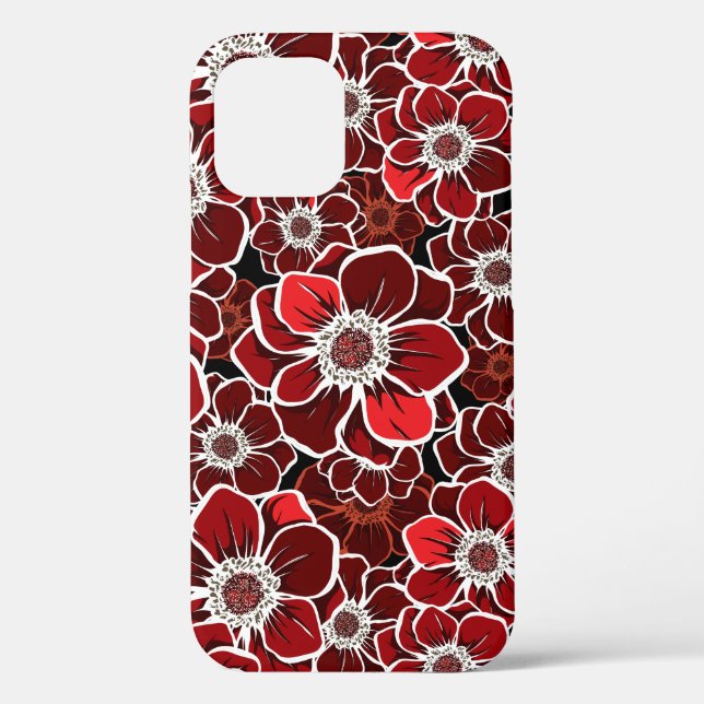 Mandala-Blume 4 Case-Mate iPhone Hülle (Rückseite)