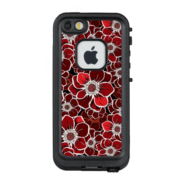 Mandala-Blume 4 LifeProof iPhone Hülle (Rückseite)