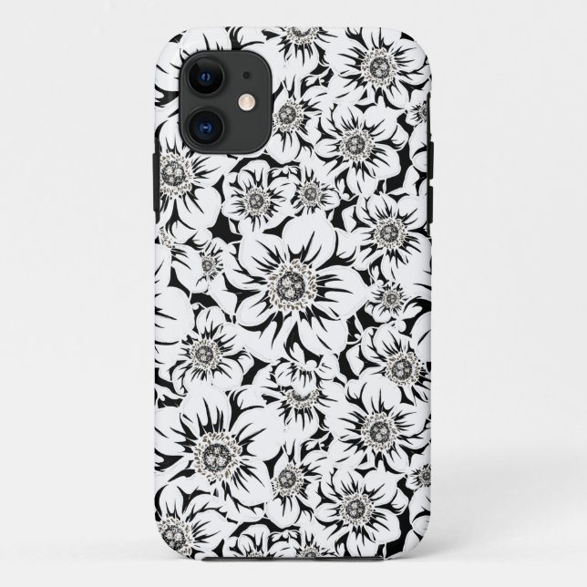 Mandala-Blume 6 Case-Mate iPhone Hülle (Rückseite)