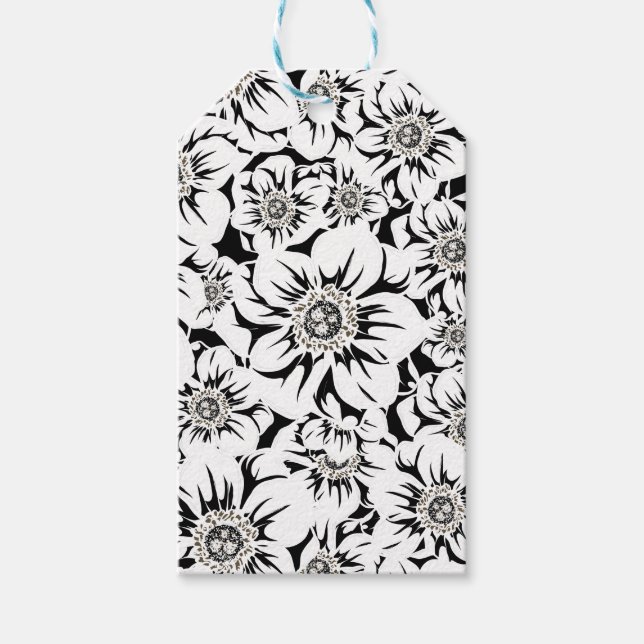 Mandala-Blume 6 Geschenkanhänger (Vorderseite)