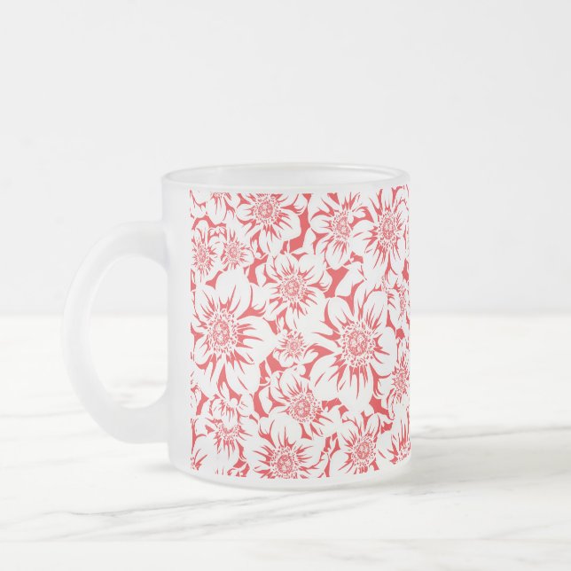Mandala-Blume 8 Mattglastasse (Links)