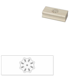 Mandala Blume Art Print | Boho Decor Gummistempel