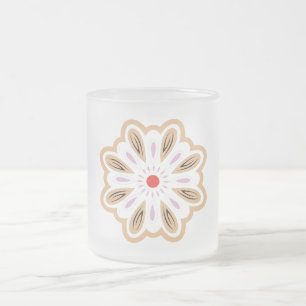 Mandala Blume Art Print   Boho Decor Mattglastasse