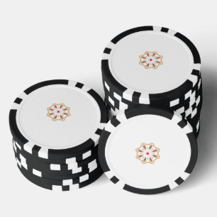 Mandala Blume Art Print Boho Decor Pokerchips