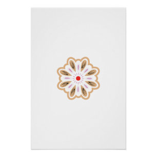 Mandala Blume Art Print Boho Decor Poster