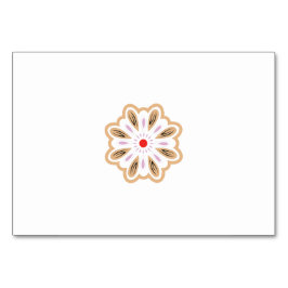 Mandala Blume Art Print | Boho Decor Tischnummer