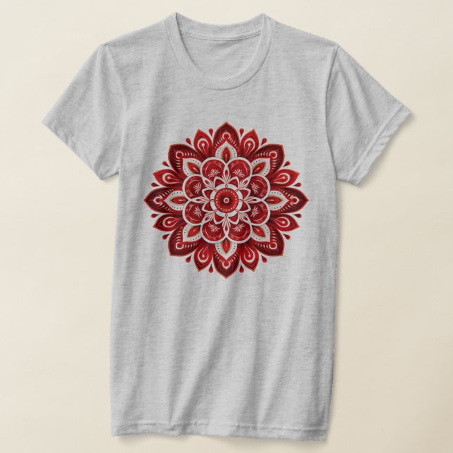 Mandala / Blume Design T-Shirt (Ablage )