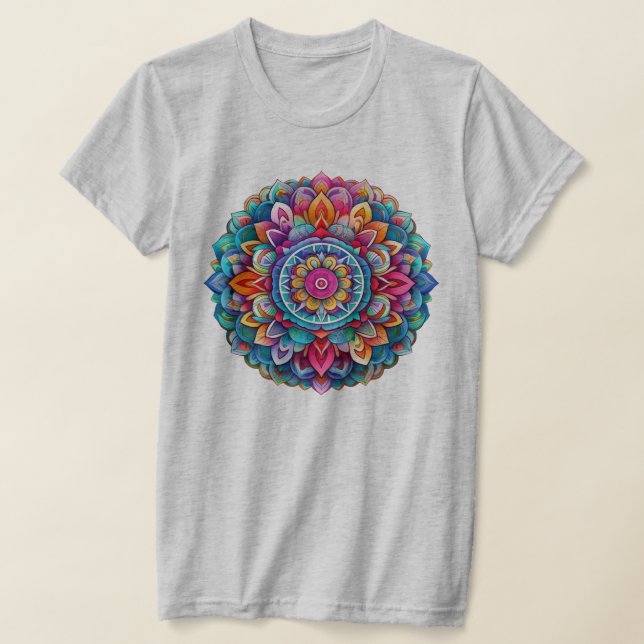 Mandala / Blume Design T-Shirt (Ablage )