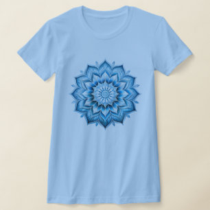 Mandala / Blume Design T-Shirt
