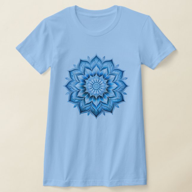 Mandala / Blume Design T-Shirt (Ablage )