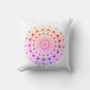 Mandala Blume Design Throw Kissen