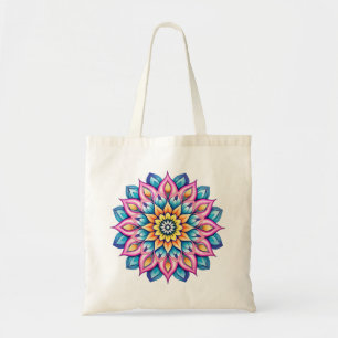 Mandala / Blume Design Tragetasche