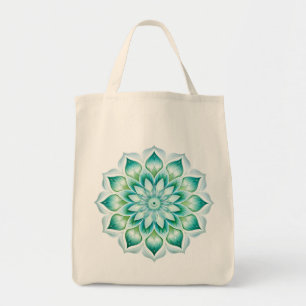 Mandala / Blume Design Tragetasche