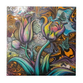 Mandala Blume Fliese