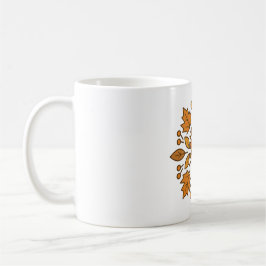 Mandala Blume Herbst Kaffeetasse