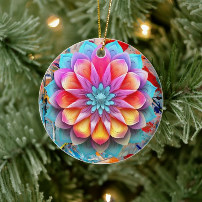 Mandala Blume Ornament (Baum)