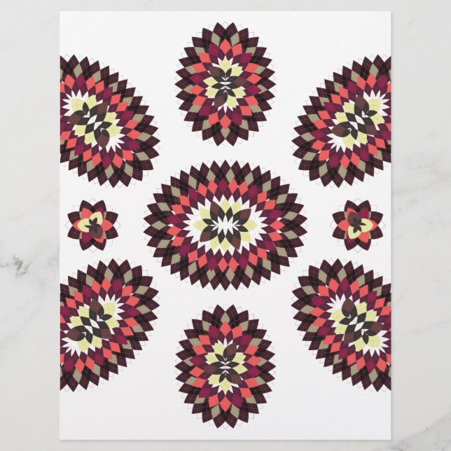 Mandala Blume Pattern (Vorderseite)