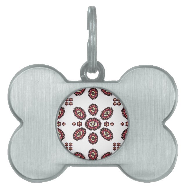 Mandala Blume Pattern Tiermarke (Vorderseite)