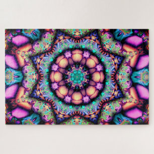 Mandala-Blume-Puzzle