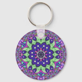 Mandala Blume Schlüsselanhänger