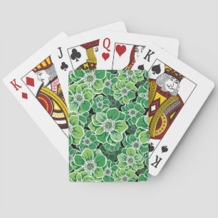 Mandala-Blumen 3 Spielkarten