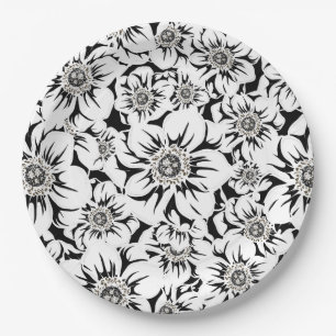 Mandala-Blumen 6 Pappteller