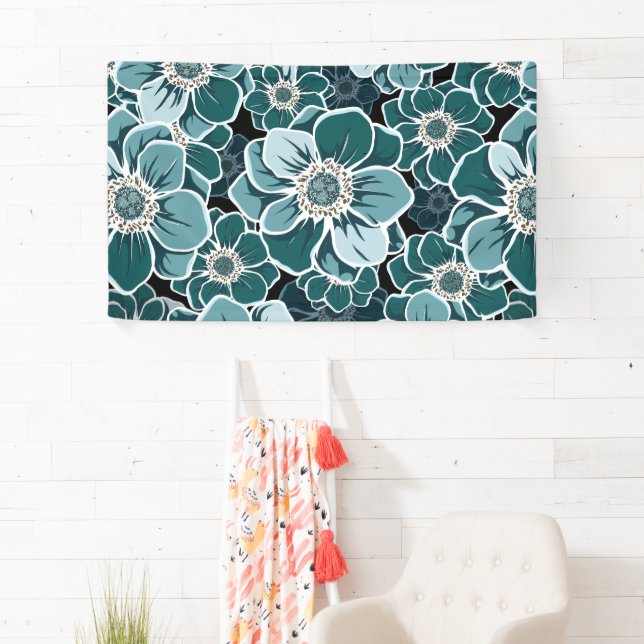Mandala-Blumen Banner (Insitu)