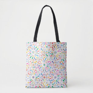 Mandala-Blumen-Tragetasche Tasche