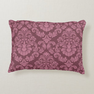 Mandala Blumenmuster Lila Elegant Dekokissen