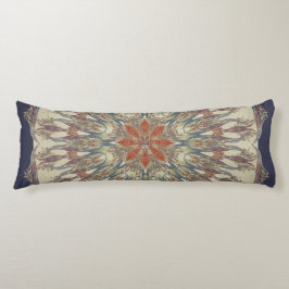 Mandala Boho Bohemisch Paisley Tribal Navy Lila Seitenschläferkissen