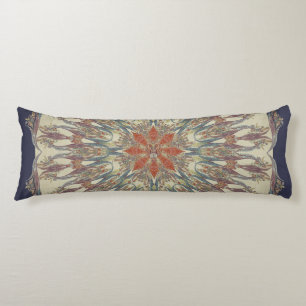 Mandala Boho Bohemisch Paisley Tribal Navy Lila Seitenschläferkissen