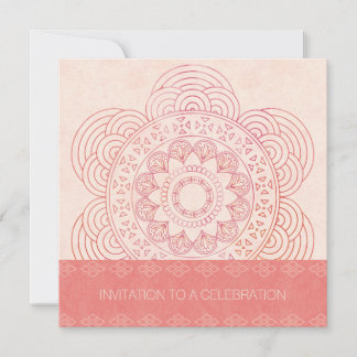 Mandala Boho Chic 60. Geburtstag Einladung