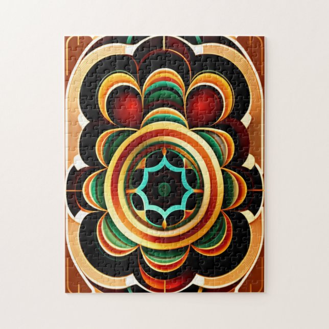Mandala Boho-Stil (Vertikal)
